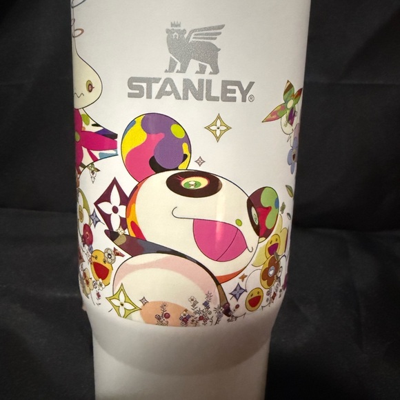 New Stanley White 30oz Tumbler with LMulticolorV Panda Floral Alien Design - Picture 2 of 10